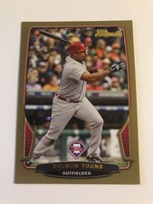 Delmon Young 2013 Bowman Gold Border #197 Philadelphia Phillies