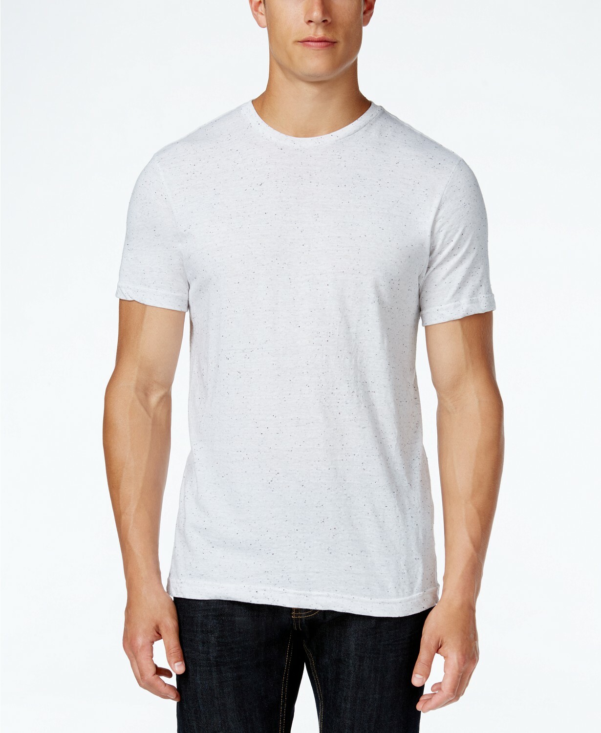 $75 Alfani Men White Crew-Neck Undershirt Tee Short Sleeve T-Shirt Size ...