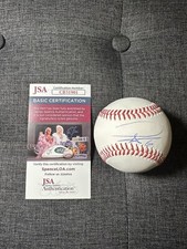 HYE SEONG KIM SIGNED BASEBALL AUTOGRAPHED AUTO DODGERS KOREA ROOKIE JSA