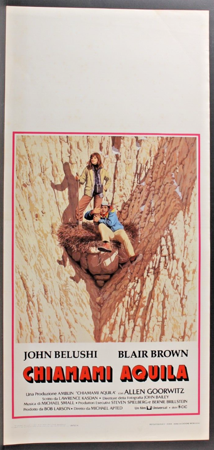 Locandina originale film Chiamami aquila (1981) - Regia di Michael Apted