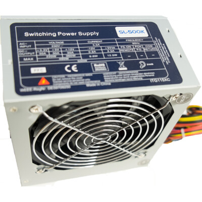 ATX PC Computer Netzteil mit 500 Watt für Home/ Office / Internet / PC-System