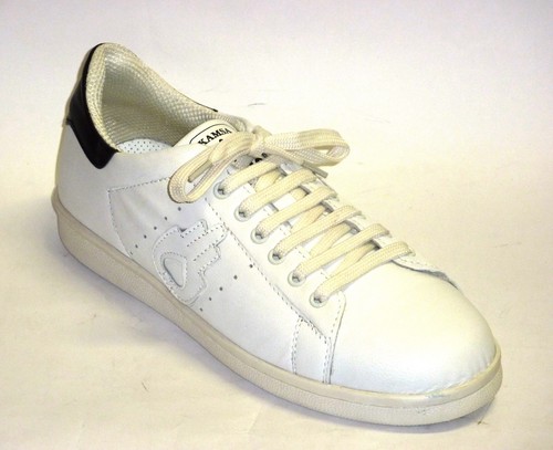KAMSA SCARPE UOMO SNEAKERS TENNIS ALLACCIATE BIANCHE MODA CASUAL n. 40 |  eBay