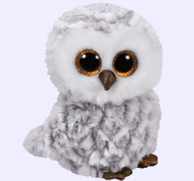 TY OWLETTE FUZZY OWL 6” BEANIE BOOS-NEW W/ TAG