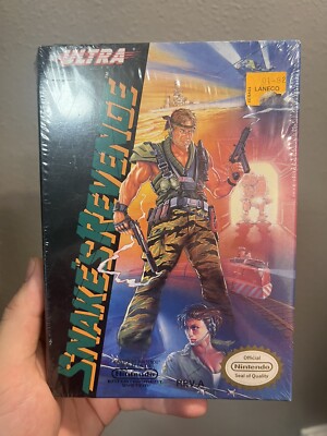 Metal Gear Snake's Revenge Nes (Nintendo, 1990) New Factory Sealed Rare