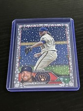 2023 Topps Holiday Grey Foil Corbin Burnes Baseball Card H112