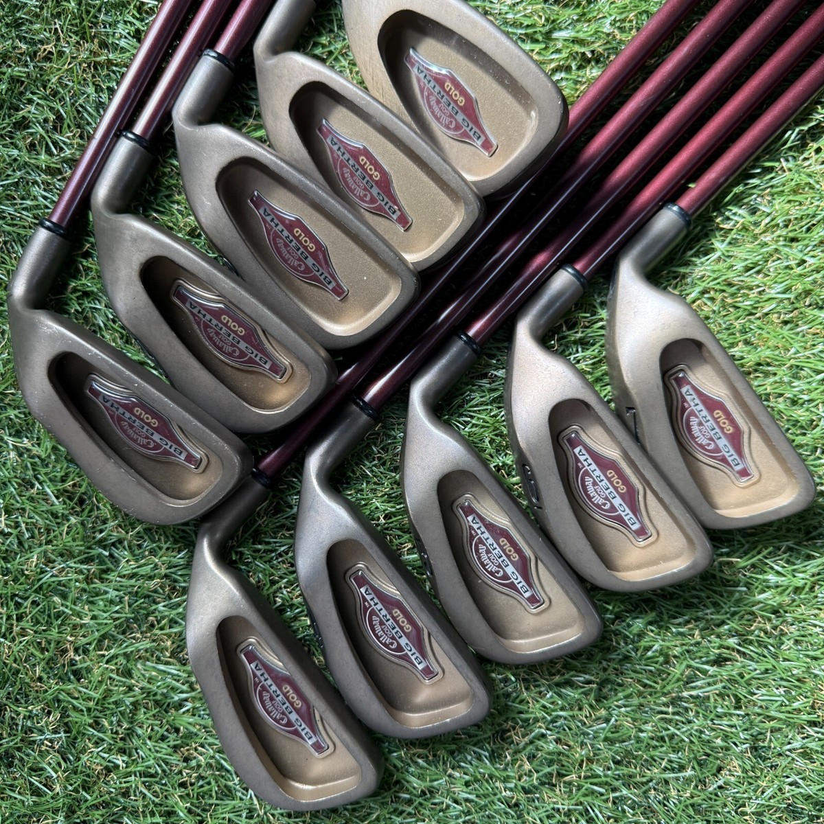Callaway Golf - 43) ベンタス　ゴールド　CW 3、5W用 Callaway Big Bertha Gold Iron Set 3-9 Pw Aw Sw 10pc BBI UL