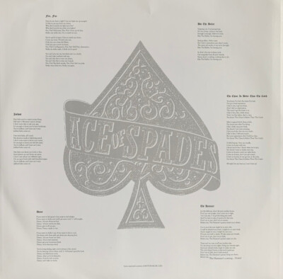 欧3discs LP Mot?rhead Ace Of Spades BMGCAT432TLP BMG /01350 Motörhead – Ace Of Spades BMGCAT432TLP EU Vinyl 3LP Deluxe