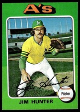 1975 Topps #230 / Jim Hunter