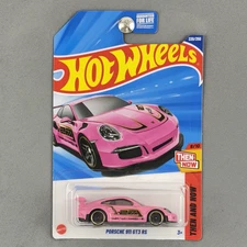 2025 Hot Wheels Porsche 911 GT3 RS Pink Then And Now 8/10 220/250