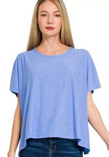 Zenana Round Neck Short Sleeve T-Shirt
