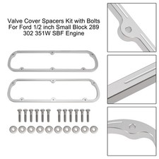 Valve Cover Spacers Kit With Bolts Fits Ford 12 Inch Small Block 289 302 351w