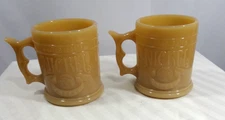 WHATABURGER NICKEL COFFEE MUG CUP MADE IN USA Lot of 2
