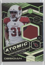 2018 Obsidian Atomic Material Relics Electric Etch Green 35/25 David Johnson s3g