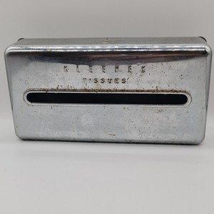 CHROME KLEENEX BOX TISSUE DISPENSER VINTAGE...