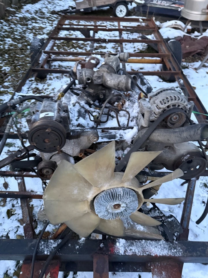 01 Ford F250 super duty мотор коробка передач и раздаточная коробка - Изображение 2 из 4