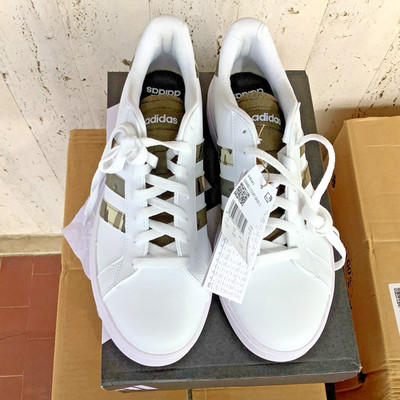 ADIDAS Grand Court Base 2.0   Herren Sneaker Gr. 10,5 44 2/3   Code IH0043   NEU