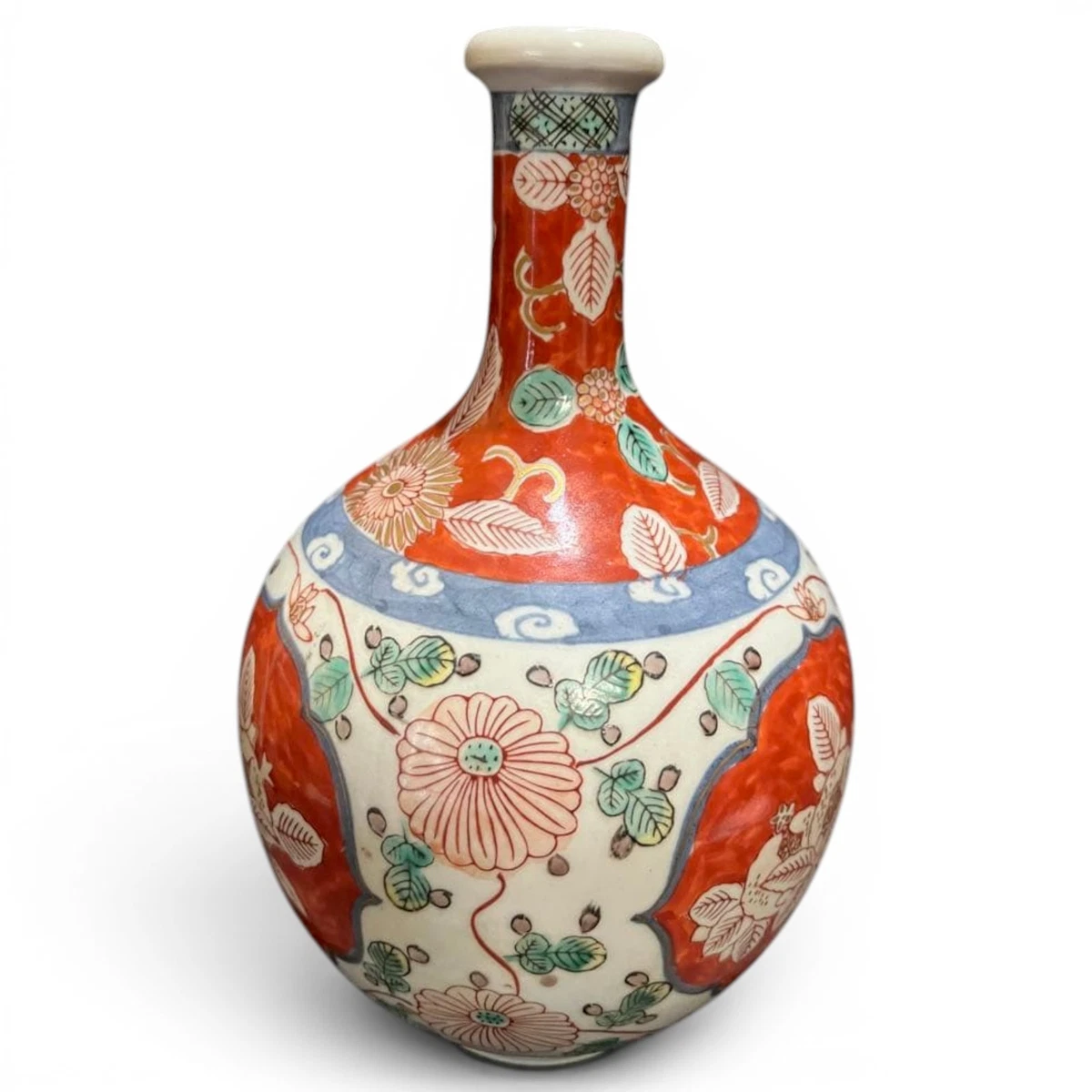 古董伊万里瓷器花瓶日本古董花瓶| eBay