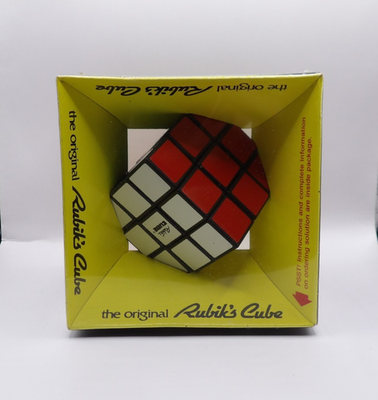 New Sealed Box Vintage Original 1980 Rubik's Cube Toy Ideal Toys
