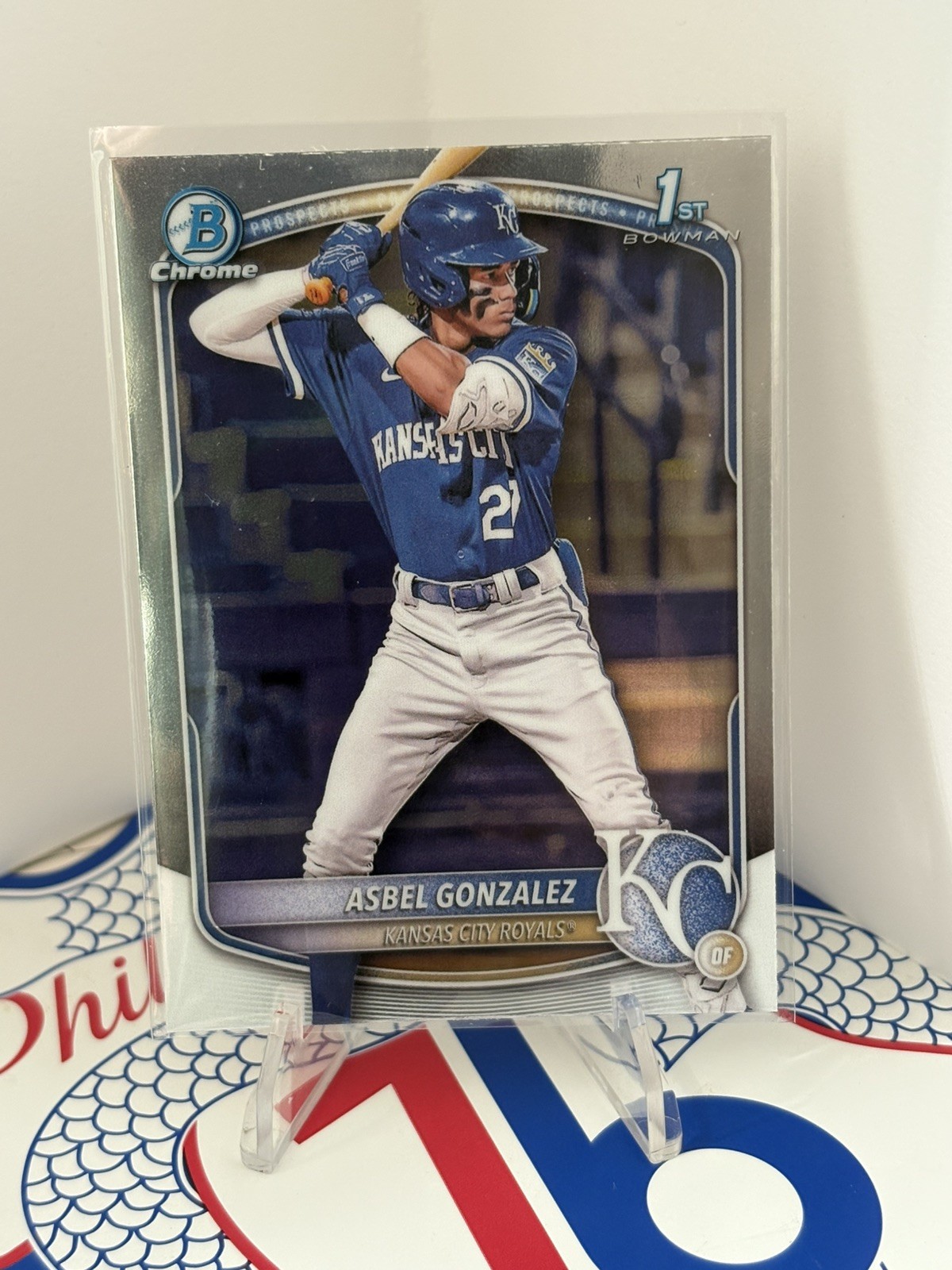 2025 Bowman - Chrome Prospects Asbel Gonzalez #BCP-4 (RC)