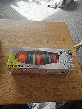Fidget Finger Slug Mini Toys 3D Articulated Sensory Toy Gift for Kids Children