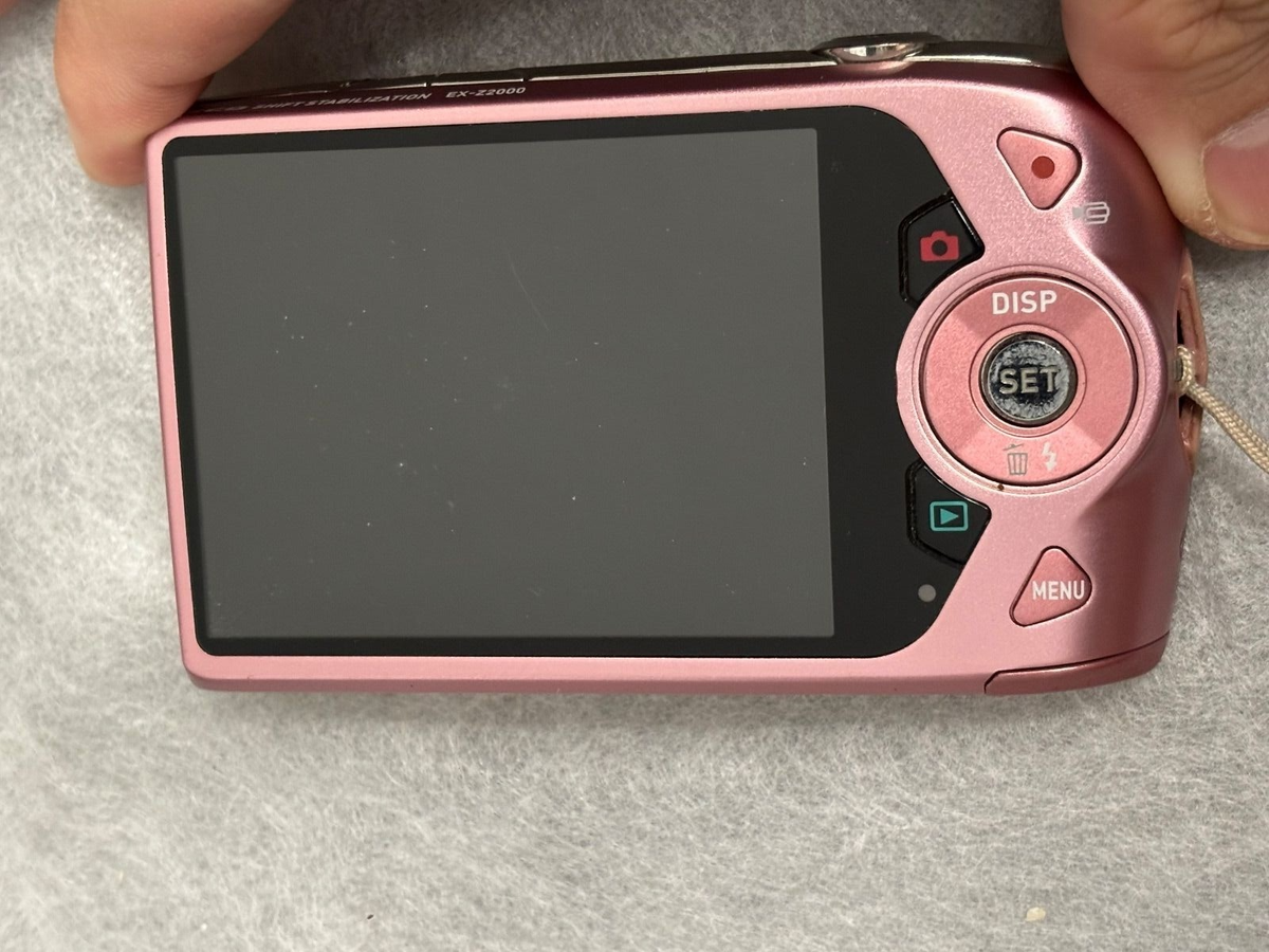 CASIO EXILIM EX-Z2000 Pink Digital Camera 14.1MP 5x Optical Zoom