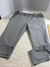 Greg Norman Golf Pants Slacks Chino Gray Men s Sz 36x32 Stretch Performance