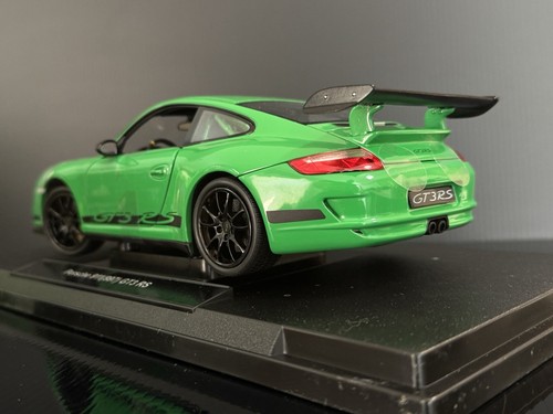 2007 Porsche 911 (997) GT3 RS Green/Black 1:18 Welly Diecast NEW 🔥 - Picture 5 of 9