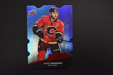 2017-18 UD MVP Hockey Colors and Contours Level 2 Blue Die-Cut Mark Giordano #76