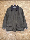 Barbour Liberty Beadnell Jacket Womens UK Size 16 Waxed Cotton Coat Sage Green