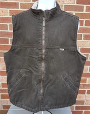 Wolverine Work Wear Sherpa Lined Vest Heavy Denim XL Rugged & Timeless