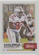 2016 Panini Classics Rookies Red Back Adolphus Washington #226 h3a
