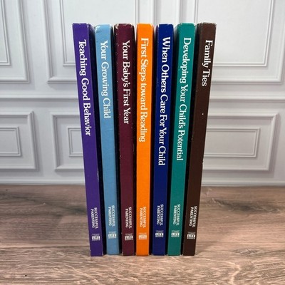 Time-Life Successful Parenting Book Set 7 Volumes Hardcover 1987 Vintage Multi