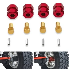 Extension Hex Drive Adapter +4mm for 1/24 RC Crawler Car Axial SCX24 Model Parts