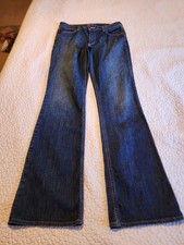 Classic, Trendy, Eddie Bauer Bootcut, Darkwash Jeans Size 8 Tall