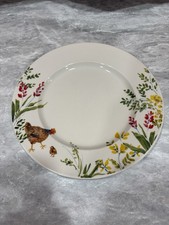 Paula Deen Garden Rooster 11 Dinner Plate Chi...