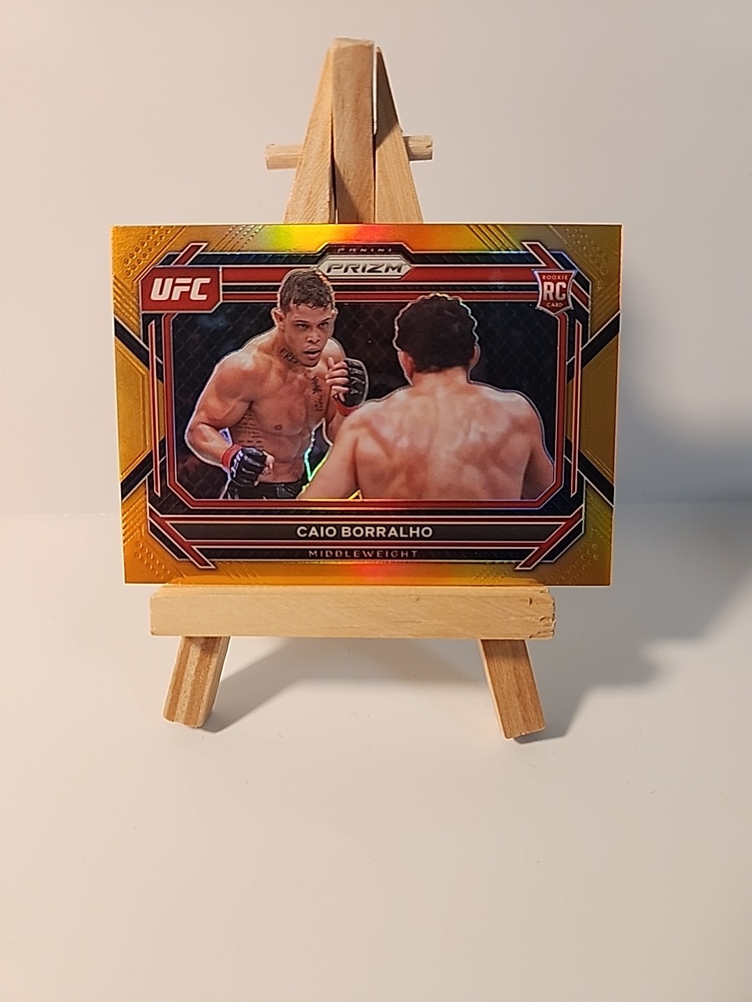 2023 Panini Prizm UFC - Caio Borralho #68 Orange Prizm /99 (RC)