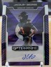 JACOLBY GEORGE 2025 LEAF OPTICHROME AUTO RC❗️PURPLE LAVA 3/5💥C PANTHERS WR🏈