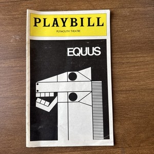 VINTAGE PLAYBILL EQUUS STARRING ANTHONY PERKINS PLYMOUTH THEATRE 1976