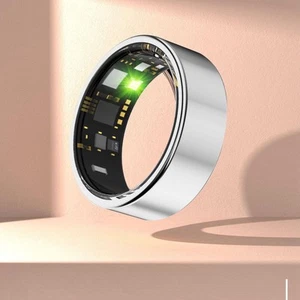 Smart Ring Wearable Water Proof Step Counter BT Fitness Tracker Ring With C AU
