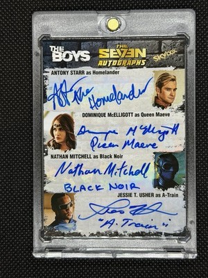 2025 Skybox The Boys The Seven Auto SSP Antony Starr, Erin Moriarty Etc /10