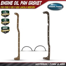 Engine Oil Pan Gasket Set For Ford F-150 1977-1993 Mustang Lincoln Mercury 5.8l