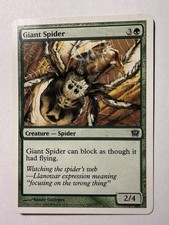 Giant Spider - 9th Edition Core Set - Magic the Gathering MTG