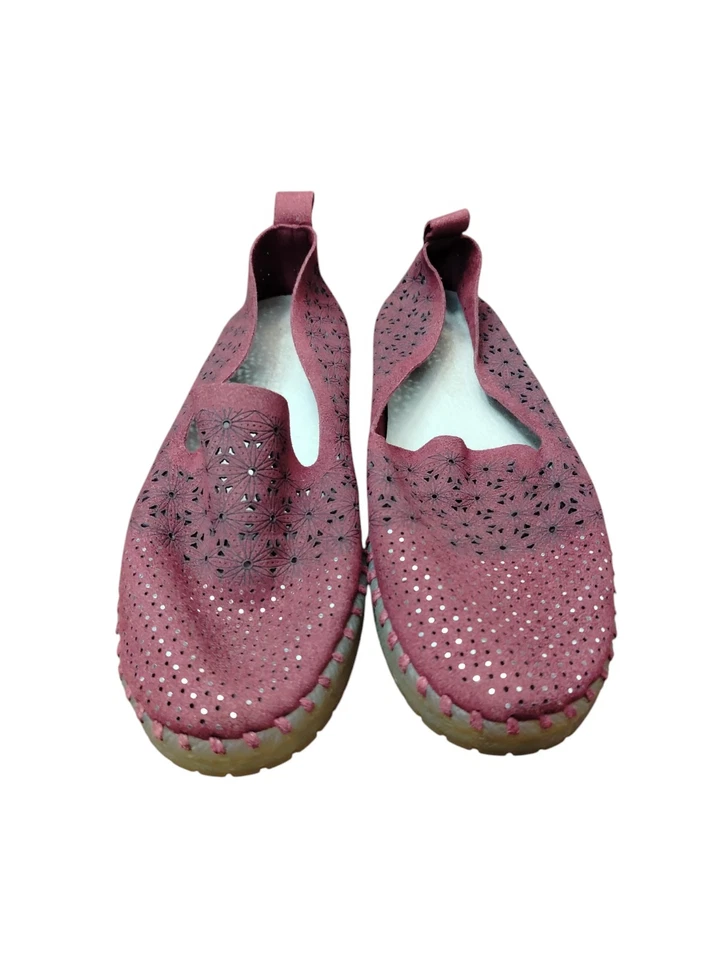 Patrizia By Spring Step Loafers Womans 42 Red Espadrille Flats Casual Breathable - Image 4 of 4