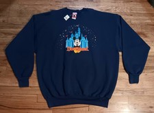 vintage Deadstock Mickey Mouse Disneyland Sweatshirt Sweater NEW NWT Donald Duck