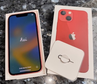 Apple iPhone 13 128GB Mini Rot Metallic ohne Simlock super Zustand