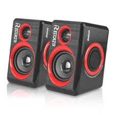 Pc Computer Speakers With Surround Sound Usb Wired Laptop Deep Bass For Desktop
