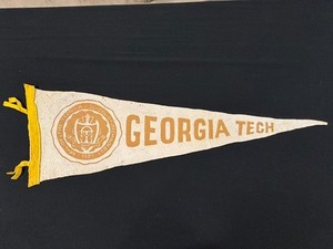 Fanion NCAA Georgia Tech 12x30 Pouces – Neuf, En Feutre, Parfait Pour Supporter Ton équipe