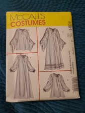 McCall's Pattern 4091 Misses Renaissance Chemise, Underdress Costume Sz L-XL FF