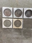 Morgan/Peace dollar lot of 5 coins.
