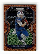 Cole Beasley 2020 Panini Prizm #5 Buffalo Bills Prizm Lazer